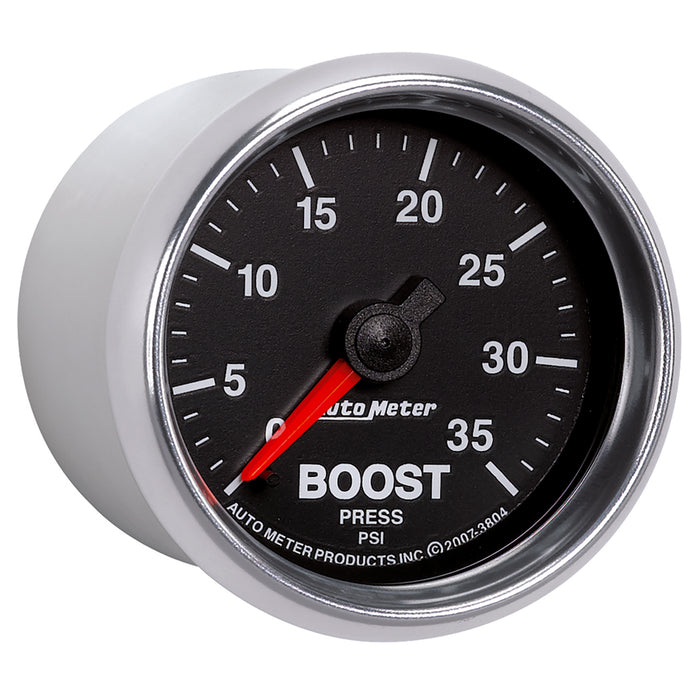 AutoMeter 3804 GAUGE; BOOST; 2 1/16in.; 35PSI; MECHANICAL; GS - Truck Part Superstore