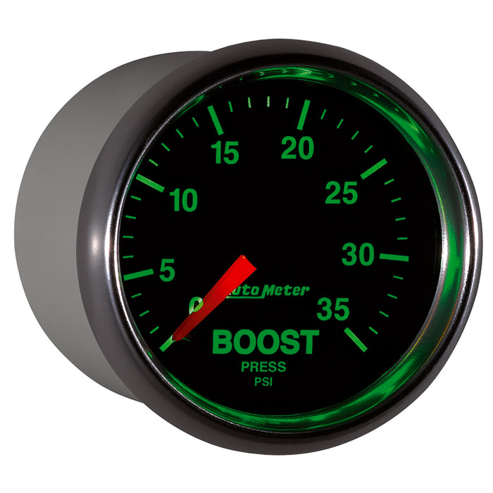 AutoMeter 3804 GAUGE; BOOST; 2 1/16in.; 35PSI; MECHANICAL; GS - Truck Part Superstore