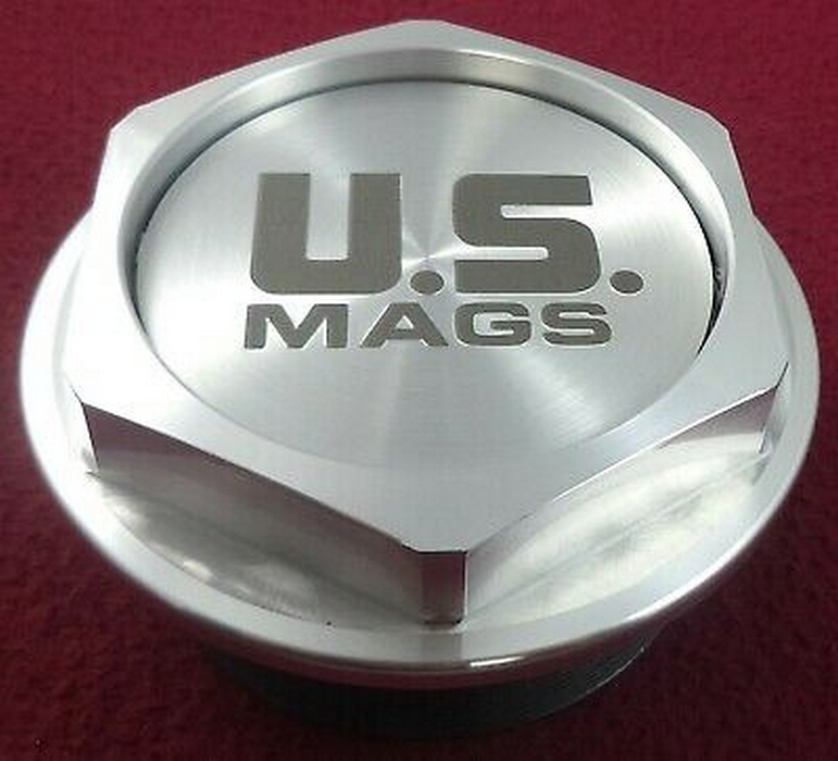 US Mag 1PC 38060-25MV US MAG FLAT LUG COVER-MATTE GUNMETAL - Truck Part Superstore