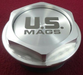 US Mag 1PC 38060-25MV US MAG FLAT LUG COVER-MATTE GUNMETAL - Truck Part Superstore