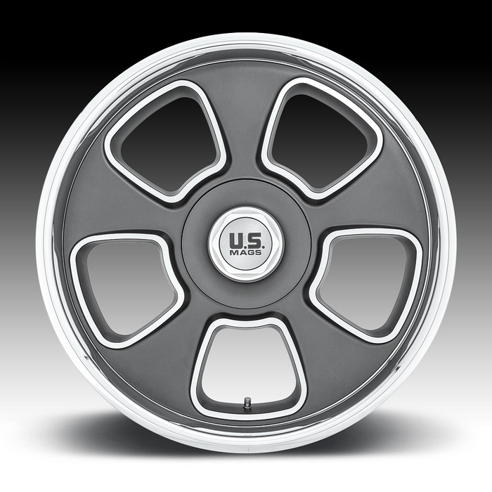 US Mag 1PC 38060-26MV US MAG TALL LUG COVER-MATTE GUNMETAL - Truck Part Superstore