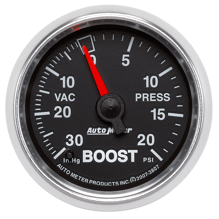 AutoMeter 3807 GAUGE; VAC/BOOST; 2 1/16in.; 30INHG-20PSI; MECHANICAL; GS - Truck Part Superstore