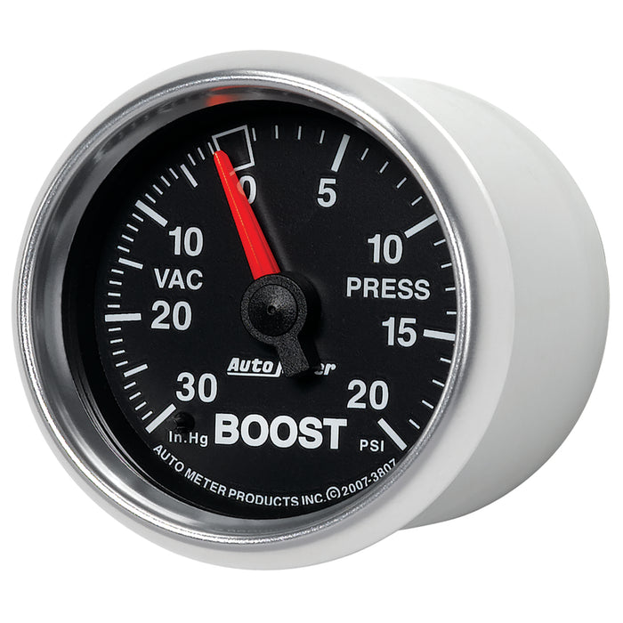 AutoMeter 3807 GAUGE; VAC/BOOST; 2 1/16in.; 30INHG-20PSI; MECHANICAL; GS - Truck Part Superstore