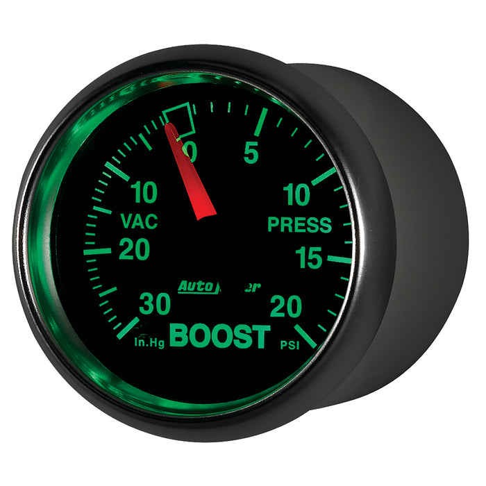 AutoMeter 3807 GAUGE; VAC/BOOST; 2 1/16in.; 30INHG-20PSI; MECHANICAL; GS - Truck Part Superstore