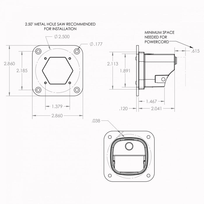 Baja Designs 381005WT S1 Flush Mount Wide Cornering LED White Baja Designs - Truck Part Superstore