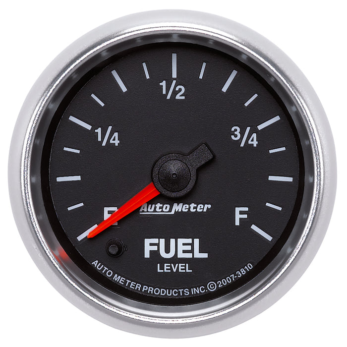 AutoMeter 3810 GAUGE; FUEL LEVEL; 2 1/16in.; 0-280O PROGRAMMABLE; GS - Truck Part Superstore