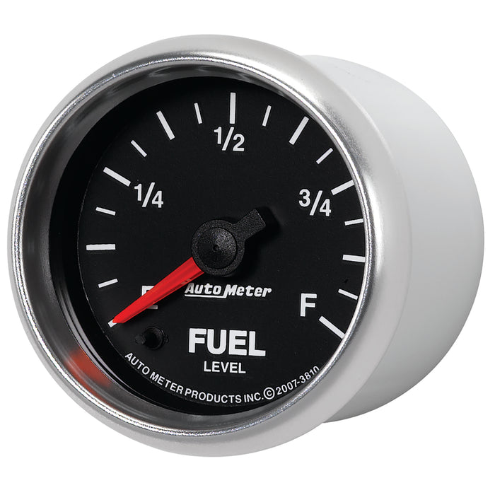 AutoMeter 3810 GAUGE; FUEL LEVEL; 2 1/16in.; 0-280O PROGRAMMABLE; GS - Truck Part Superstore