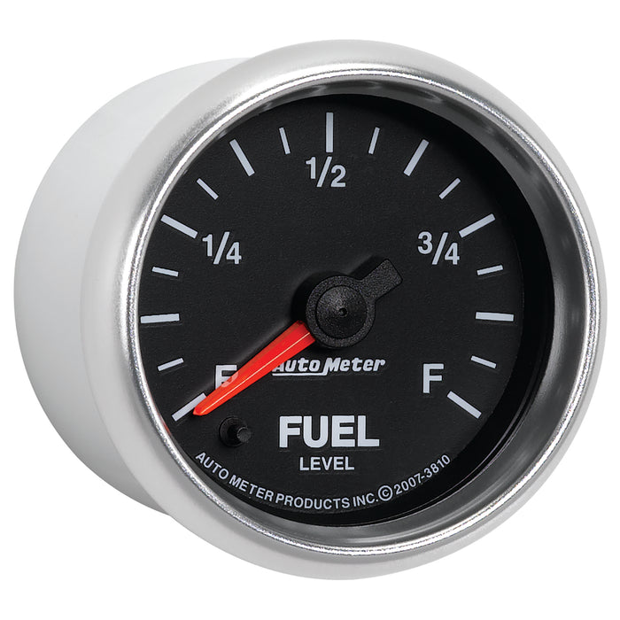 AutoMeter 3810 GAUGE; FUEL LEVEL; 2 1/16in.; 0-280O PROGRAMMABLE; GS - Truck Part Superstore