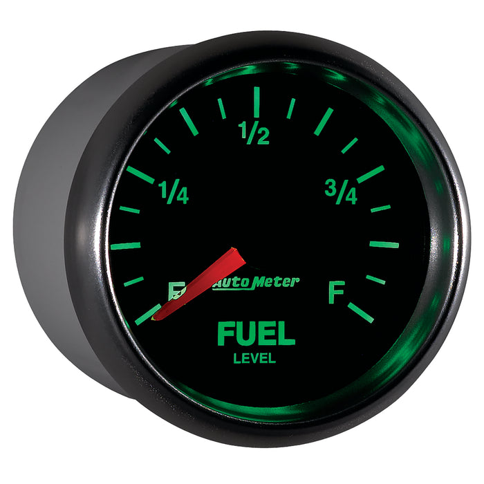 AutoMeter 3810 GAUGE; FUEL LEVEL; 2 1/16in.; 0-280O PROGRAMMABLE; GS - Truck Part Superstore