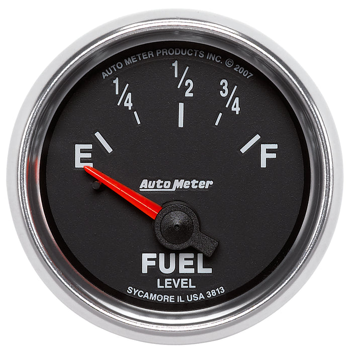 AutoMeter 3813 GAUGE; FUEL LEVEL; 2 1/16in.; 0OE TO 90OF; ELEC; GS - Truck Part Superstore