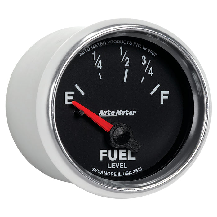 AutoMeter 3815 GAUGE; FUEL LEVEL; 2 1/16in.; 73OE TO 10OF; ELEC; GS - Truck Part Superstore