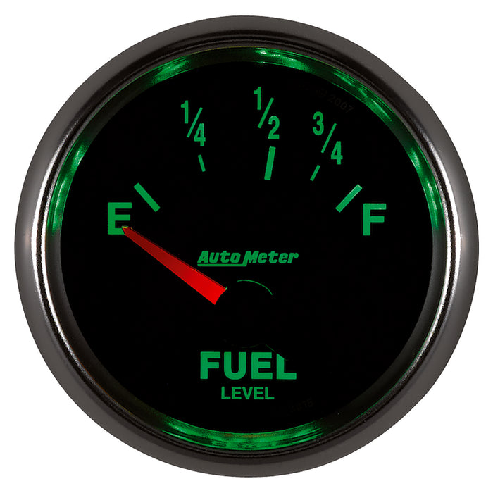 AutoMeter 3815 GAUGE; FUEL LEVEL; 2 1/16in.; 73OE TO 10OF; ELEC; GS - Truck Part Superstore