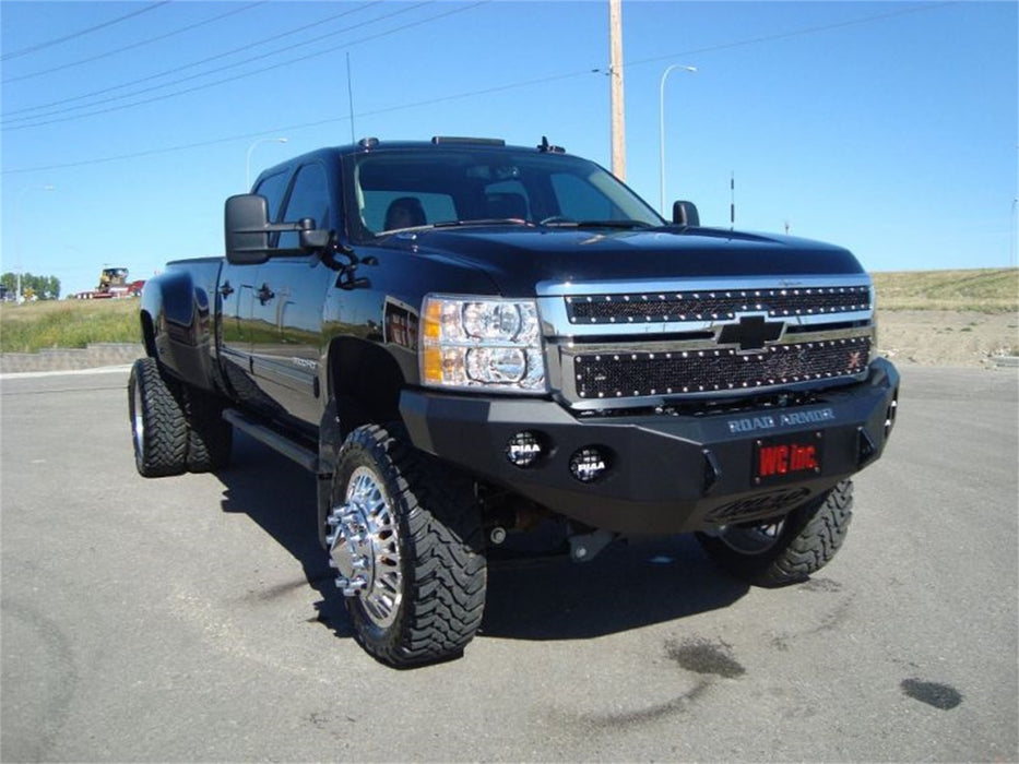 Road Armor 38200B Stealth Winch Front Bumper; Steel; Satin Black; - Truck Part Superstore