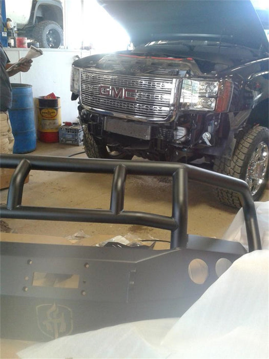 Road Armor 38202B Stealth Winch Front Bumper; Titan II Guard; Satin Black; - Truck Part Superstore