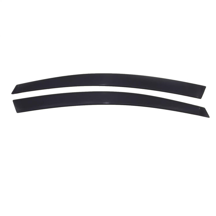 Rampage 38202 Low Profile Ventvisor; Black; 2 Piece; Front; - Truck Part Superstore