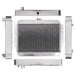 Northern Radiator 205200 Muscle Car Radiator - 20 1/2 X 24 3/4 X 3 (Downflow) W/ Connections On Right - Truck Part Superstore