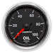AutoMeter 3821 GAUGE; OIL PRESSURE; 2 1/16in.; 100PSI; MECHANICAL; GS - Truck Part Superstore