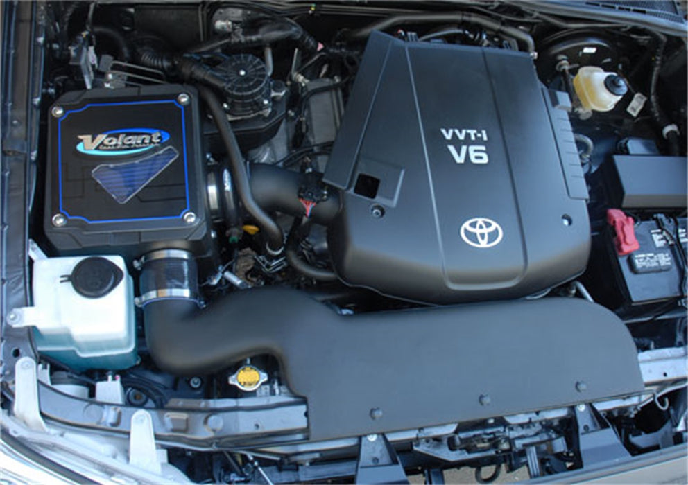 Volant 382406 Closed Box Air Intake w/ RAM Air Scoop 12-15 Toyota Tacoma/Pre Runner Blue Filter Volant - Truck Part Superstore