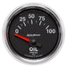 AutoMeter 3827 GAUGE; OIL PRESSURE; 2 1/16in.; 100PSI; ELECTRIC; GS - Truck Part Superstore