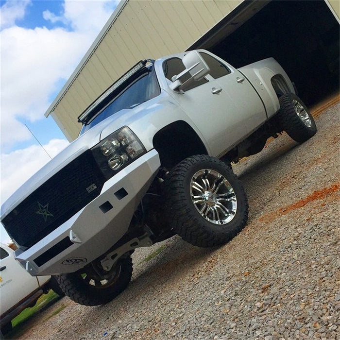 Road Armor 382R0B-NW Stealth Non-Winch Front Bumper; Steel; Satin Black; Square Fog Light Holes; - Truck Part Superstore
