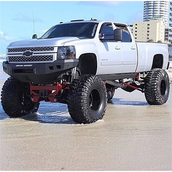 Road Armor 382R0B-NW Stealth Non-Winch Front Bumper; Steel; Satin Black; Square Fog Light Holes; - Truck Part Superstore
