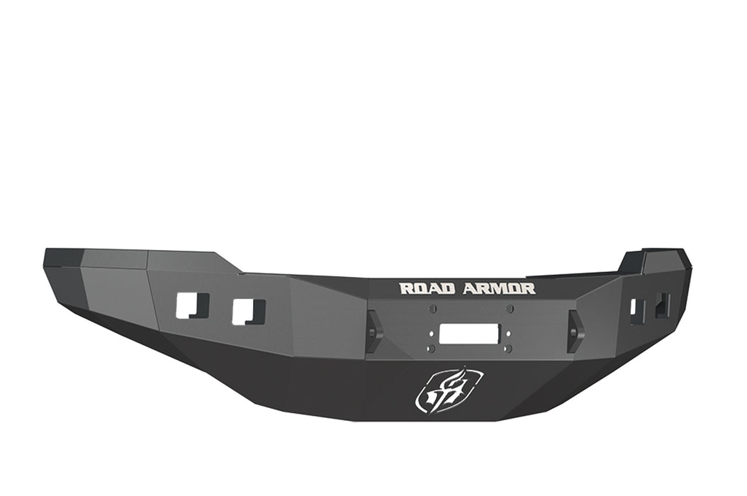 Road Armor 382R0B Stealth Winch Front Bumper; Steel; Satin Black; Square Fog Light Holes; - Truck Part Superstore