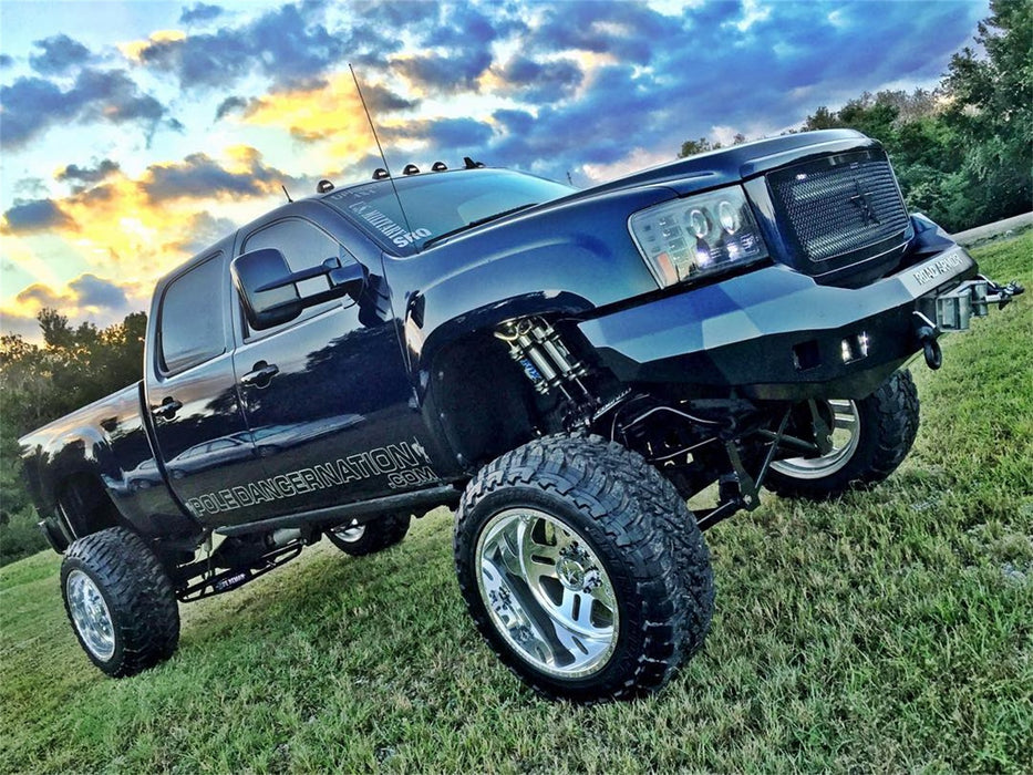 Road Armor 382R0B Stealth Winch Front Bumper; Steel; Satin Black; Square Fog Light Holes; - Truck Part Superstore