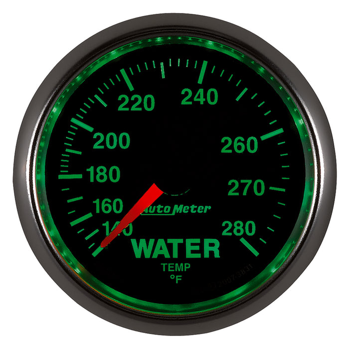 AutoMeter 3831 GAUGE; WATER TEMP; 2 1/16in.; 140-280deg.F; MECHANICAL; GS - Truck Part Superstore