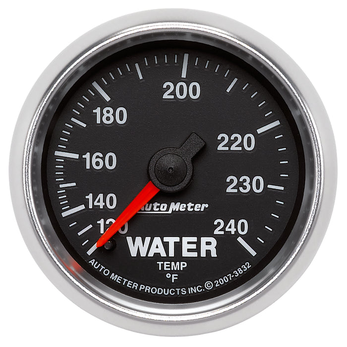 AutoMeter 3832 GAUGE; WATER TEMP; 2 1/16in.; 120-240deg.F; MECHANICAL; GS - Truck Part Superstore