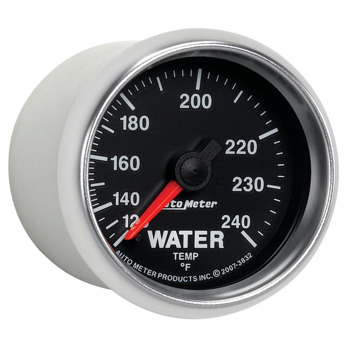 AutoMeter 3832 GAUGE; WATER TEMP; 2 1/16in.; 120-240deg.F; MECHANICAL; GS - Truck Part Superstore