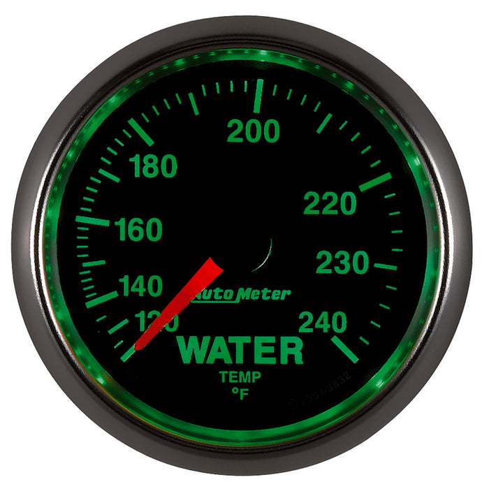 AutoMeter 3832 GAUGE; WATER TEMP; 2 1/16in.; 120-240deg.F; MECHANICAL; GS - Truck Part Superstore