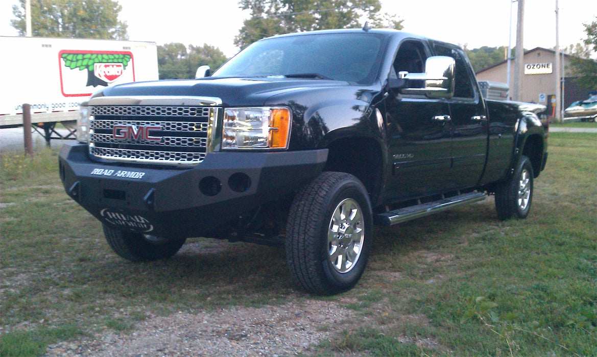 Road Armor 38400B Stealth Winch Front Bumper; Steel; Satin Black; - Truck Part Superstore