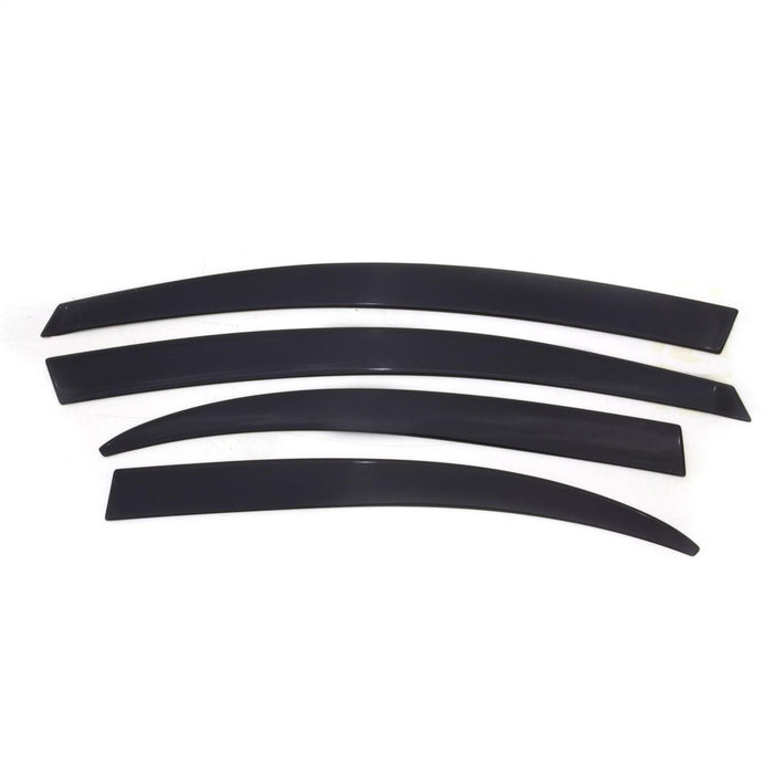 Rampage 38434 Low Profile Ventvisor; Black; 4 Piece; - Truck Part Superstore