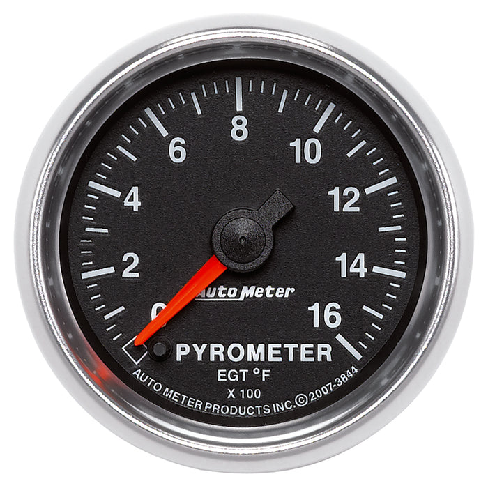 AutoMeter 3844 GAUGE; PYROMETER (EGT); 2 1/16in.; 1600deg.F; DIGITAL STEPPER MOTOR; GS - Truck Part Superstore