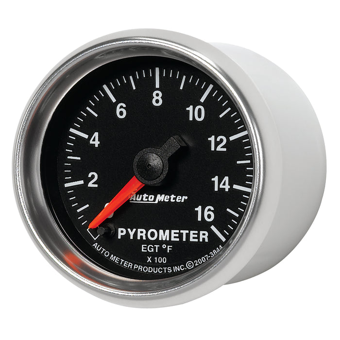 AutoMeter 3844 GAUGE; PYROMETER (EGT); 2 1/16in.; 1600deg.F; DIGITAL STEPPER MOTOR; GS - Truck Part Superstore