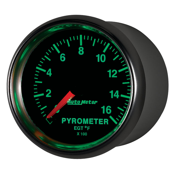 AutoMeter 3844 GAUGE; PYROMETER (EGT); 2 1/16in.; 1600deg.F; DIGITAL STEPPER MOTOR; GS - Truck Part Superstore