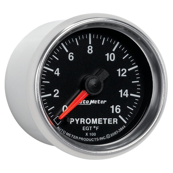 AutoMeter 3844 GAUGE; PYROMETER (EGT); 2 1/16in.; 1600deg.F; DIGITAL STEPPER MOTOR; GS - Truck Part Superstore
