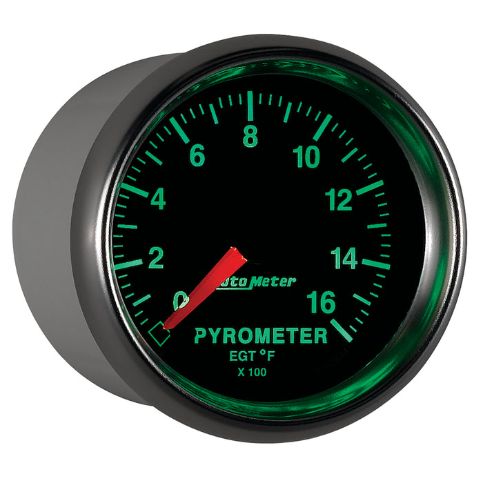 AutoMeter 3844 GAUGE; PYROMETER (EGT); 2 1/16in.; 1600deg.F; DIGITAL STEPPER MOTOR; GS - Truck Part Superstore