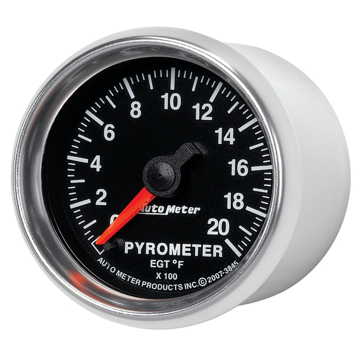 AutoMeter 3845 GAUGE; PYROMETER (EGT); 2 1/16in.; 2000deg.F; DIGITAL STEPPER MOTOR; GS - Truck Part Superstore
