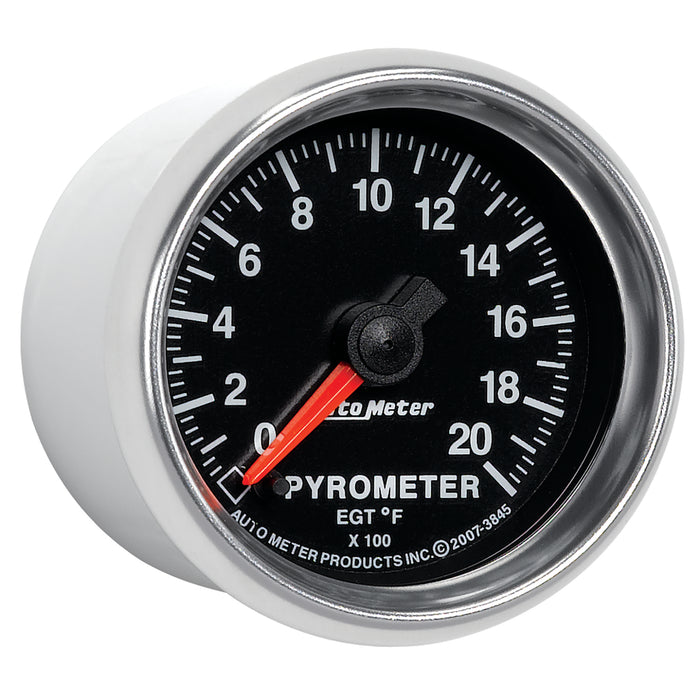 AutoMeter 3845 GAUGE; PYROMETER (EGT); 2 1/16in.; 2000deg.F; DIGITAL STEPPER MOTOR; GS - Truck Part Superstore