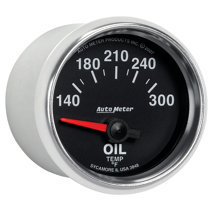 AutoMeter 3848 GAUGE; OIL TEMP; 2 1/16in.; 140-300deg.F; ELECTRIC; GS - Truck Part Superstore