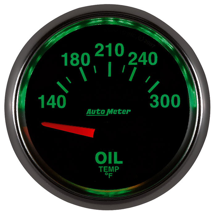 AutoMeter 3848 GAUGE; OIL TEMP; 2 1/16in.; 140-300deg.F; ELECTRIC; GS - Truck Part Superstore
