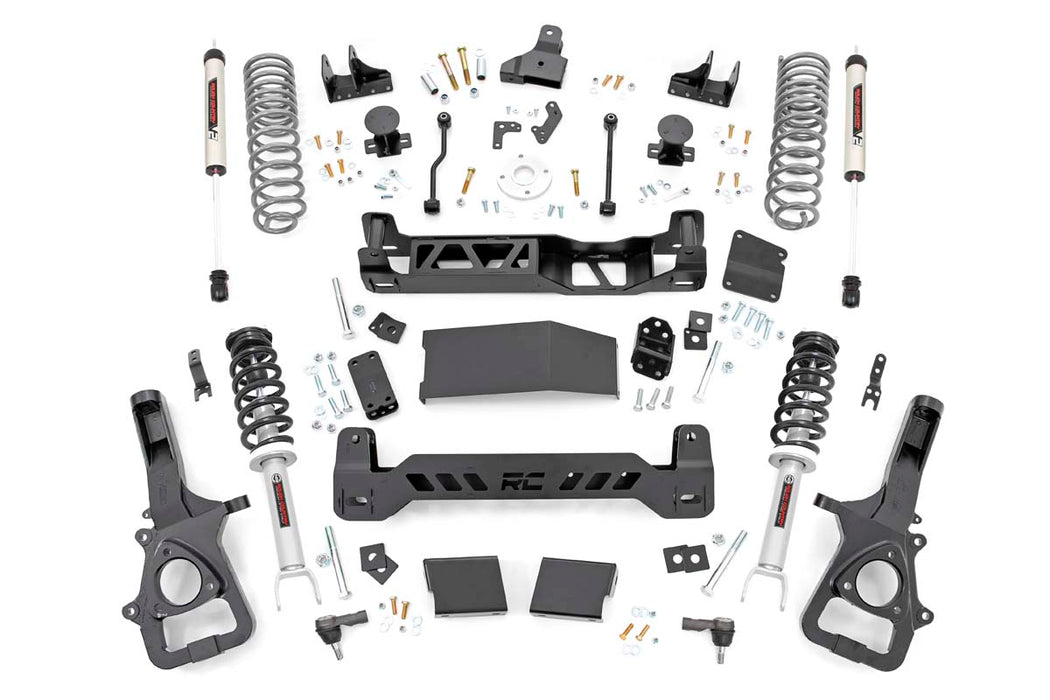 Rough Country 33971 6 Inch RAM Suspension Lift Kit w/Loaded Struts and V2 Shocks 19-20 RAM 1500 4WD 22XL Factory Wheel Models Rough Country - Truck Part Superstore