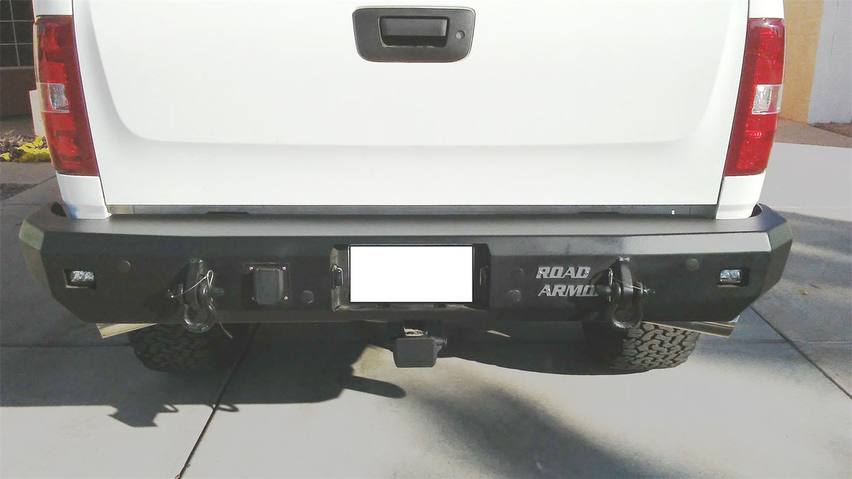Road Armor 38500B Stealth Winch Rear Bumper; Steel; Satin Black; - Truck Part Superstore