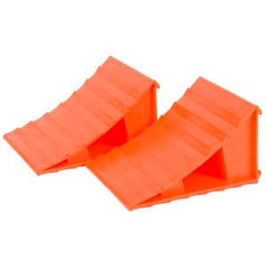 Husky Towing 38511 Bright Orange Plastic Set of 2 - Truck Part Superstore