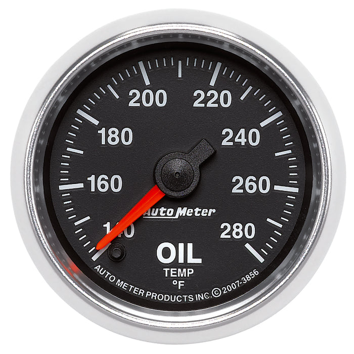 AutoMeter 3856 GAUGE; OIL TEMP; 2 1/16in.; 140-280deg.F; DIGITAL STEPPER MOTOR; GS - Truck Part Superstore