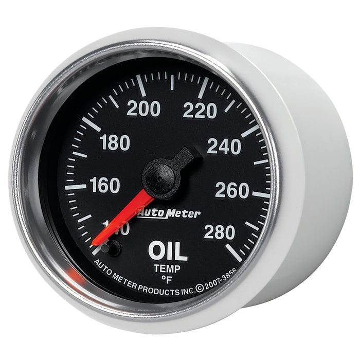 AutoMeter 3856 GAUGE; OIL TEMP; 2 1/16in.; 140-280deg.F; DIGITAL STEPPER MOTOR; GS - Truck Part Superstore