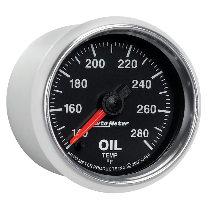 AutoMeter 3856 GAUGE; OIL TEMP; 2 1/16in.; 140-280deg.F; DIGITAL STEPPER MOTOR; GS - Truck Part Superstore