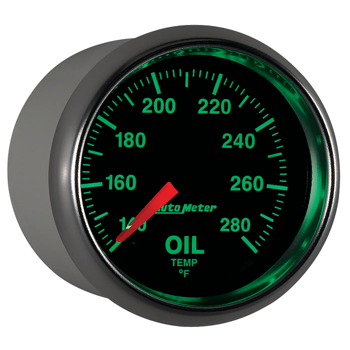 AutoMeter 3856 GAUGE; OIL TEMP; 2 1/16in.; 140-280deg.F; DIGITAL STEPPER MOTOR; GS - Truck Part Superstore
