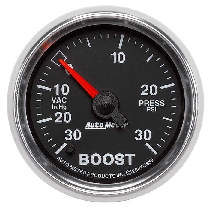 AutoMeter 3859 GAUGE; VAC/BOOST; 2 1/16in.; 30INHG-30PSI; DIGITAL STEPPER MOTOR; GS - Truck Part Superstore